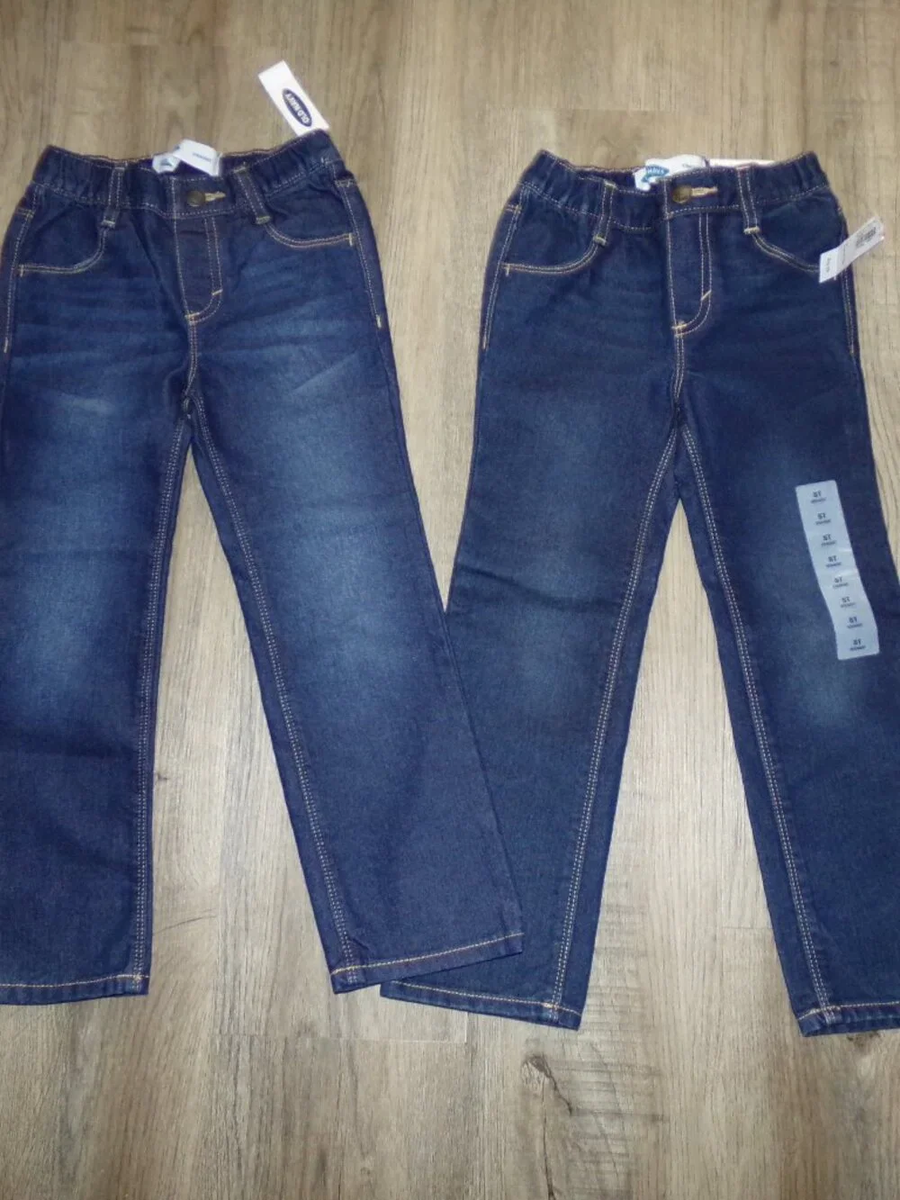 lot kids Old Navy pull on straight jeans sz 5t